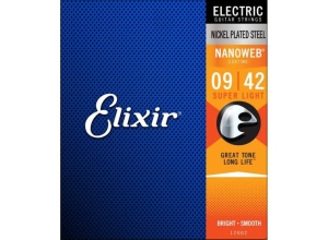 Elixir 12002 Nanoweb Super Light Elektro Gitar Teli (9-42)